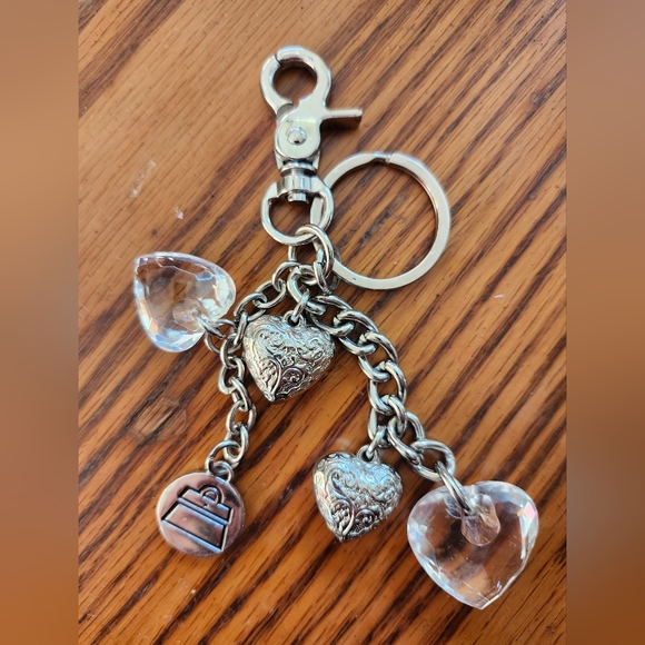 Kathy Van Zeeland / Purse Charm / Keychain / Fleur de Lys